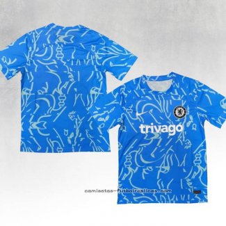 Camiseta de Entrenamiento Chelsea 2022 Azul Claro