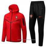 Chandal con Capucha del Portugal 2022-2023 Rojo