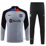 Chandal de Sudadera del Barcelona 2022-2023 Gris