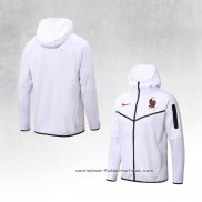 Chaqueta con Capucha del Francia 2022-2023 Blanco