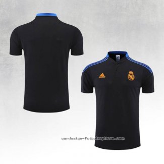 Camiseta Polo del Real Madrid 2022-2023 Negro y Azul