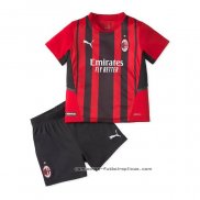 Camiseta 1ª AC Milan Nino 2021-2022