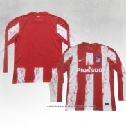 Camiseta 1ª Atletico Madrid Manga Larga 2021-2022