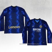 Camiseta 1ª Inter Milan Manga Larga 2021-2022
