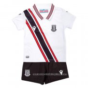 Camiseta 2ª Stoke City Nino 2022-2023 Blanco