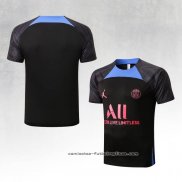 Camiseta de Entrenamiento Paris Saint-Germain Jordan 2022-2023 Negro y Azul