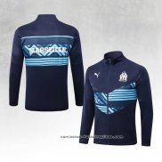 Chaqueta del Olympique Marsella 2022-2023 Azul Oscuro