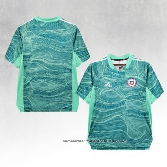 Camiseta Chile Portero 2021-2022 Verde Tailandia