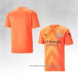 Camiseta Manchester City Portero 2022-2023 Naranja