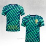 Camiseta Pre Partido del Brasil 2022 Verde