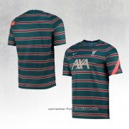 Camiseta Pre Partido del Liverpool 2022 Verde