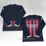 Camiseta 1ª AC Milan Manga Larga 2022-2023