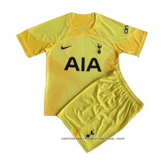 Camiseta Tottenham Hotspur Portero Nino 2022-2023 Amarillo