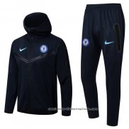 Chandal con Capucha del Chelsea 2022-2023 Azul