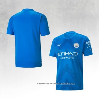 Camiseta Manchester City Portero 2022-2023 Azul