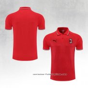 Camiseta Polo del AC Milan 2022-2023 Rojo