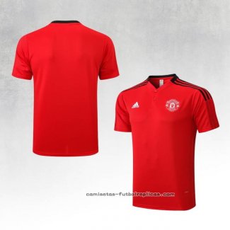 Camiseta Polo del Manchester United 2022-2023 Rojo