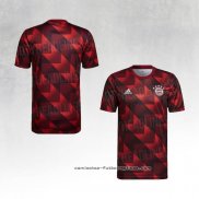 Camiseta Pre Partido del Bayern Munich 2022 Rojo y Negro