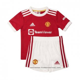 Camiseta 1ª Manchester United Nino 2021-2022