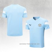 Camiseta de Entrenamiento Manchester City 2022-2023 Azul