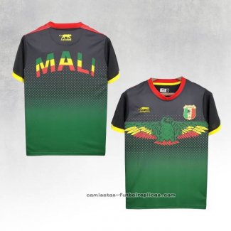 Camiseta Mali 2022 Negro y Verde Tailandia