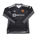 Camiseta Manchester United Portero Manga Larga 2021-2022 Negro