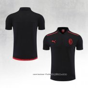 Camiseta Polo del AC Milan 2022-2023 Negro