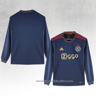 Camiseta 2ª Ajax Manga Larga 2022-2023