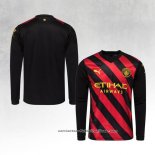 Camiseta 2ª Manchester City Manga Larga 2022-2023