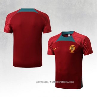 Camiseta de Entrenamiento Portugal 2022-2023 Rojo
