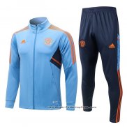 Chandal de Chaqueta del Manchester United 2022-2023 Azul