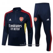 Chandal de Sudadera del Arsenal Nino 2022-2023 Azul