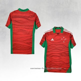 Camiseta Cruzeiro Portero 2021 Rojo Tailandia