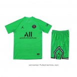 Camiseta Paris Saint-Germain Portero Nino 2021-2022 Verde