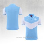 Camiseta Polo del Manchester City 2022-2023 Azul y Blanco