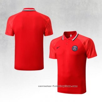 Camiseta Polo del Paris Saint-Germain 2022-2023 Rojo