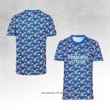 Camiseta Pre Partido del Arsenal 2021-2022 Azul