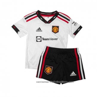 Camiseta 2ª Manchester United Nino 2022-2023