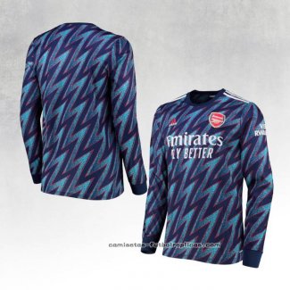 Camiseta 3ª Arsenal Manga Larga 2021-2022