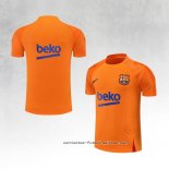 Camiseta de Entrenamiento Barcelona 2022-2023 Naranja