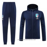 Chandal con Capucha del Italia 2022-2023 Azul