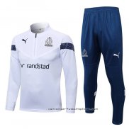 Chandal de Sudadera del Olympique Marsella 2022-2023 Blanco