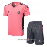 Chandal del SC Internacional Manga Corta 2022-2023 Rosa - Pantalon Corto