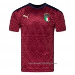 Camiseta Italia Portero 2021 Rojo Tailandia