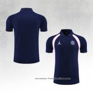 Camiseta Polo del Paris Saint-Germain Jordan 2022-2023 Azul Marino