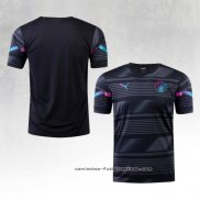 Camiseta Pre Partido del Manchester City 2022 Negro