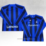 Camiseta 1ª Inter Milan Manga Larga 2022-2023