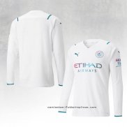 Camiseta 2ª Manchester City Manga Larga 2021-2022