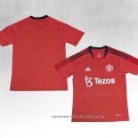 Camiseta de Entrenamiento Manchester United 2022 Rojo