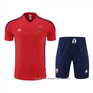 Chandal del Ajax Manga Corta 2022-2023 Rojo - Pantalon Corto